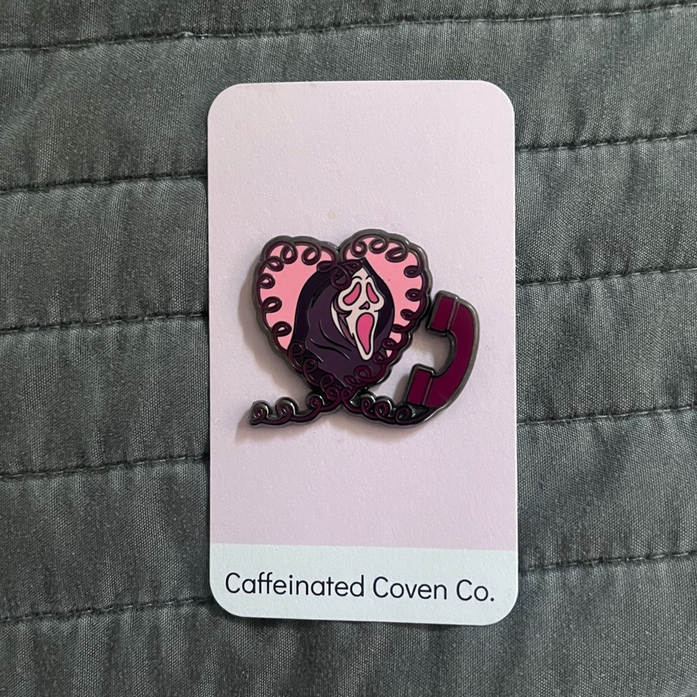 Ghost Face Telephone pin